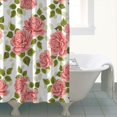 thumbnail image 5 of Waterproof Pioneer Shower Curtain 72x84 Inch Polyester Unique Cute Floral Shower Curtain for Bathroom Hotel Home Decor with 12 Plastic Hooks, 5 of 5