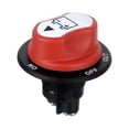 thumbnail image 1 of TFixol High-Capacity 50A Marine Battery Disconnect Switch for Cars, Trucks, RVs, and Boats - Brass & Nylon Construction, 1 of 5