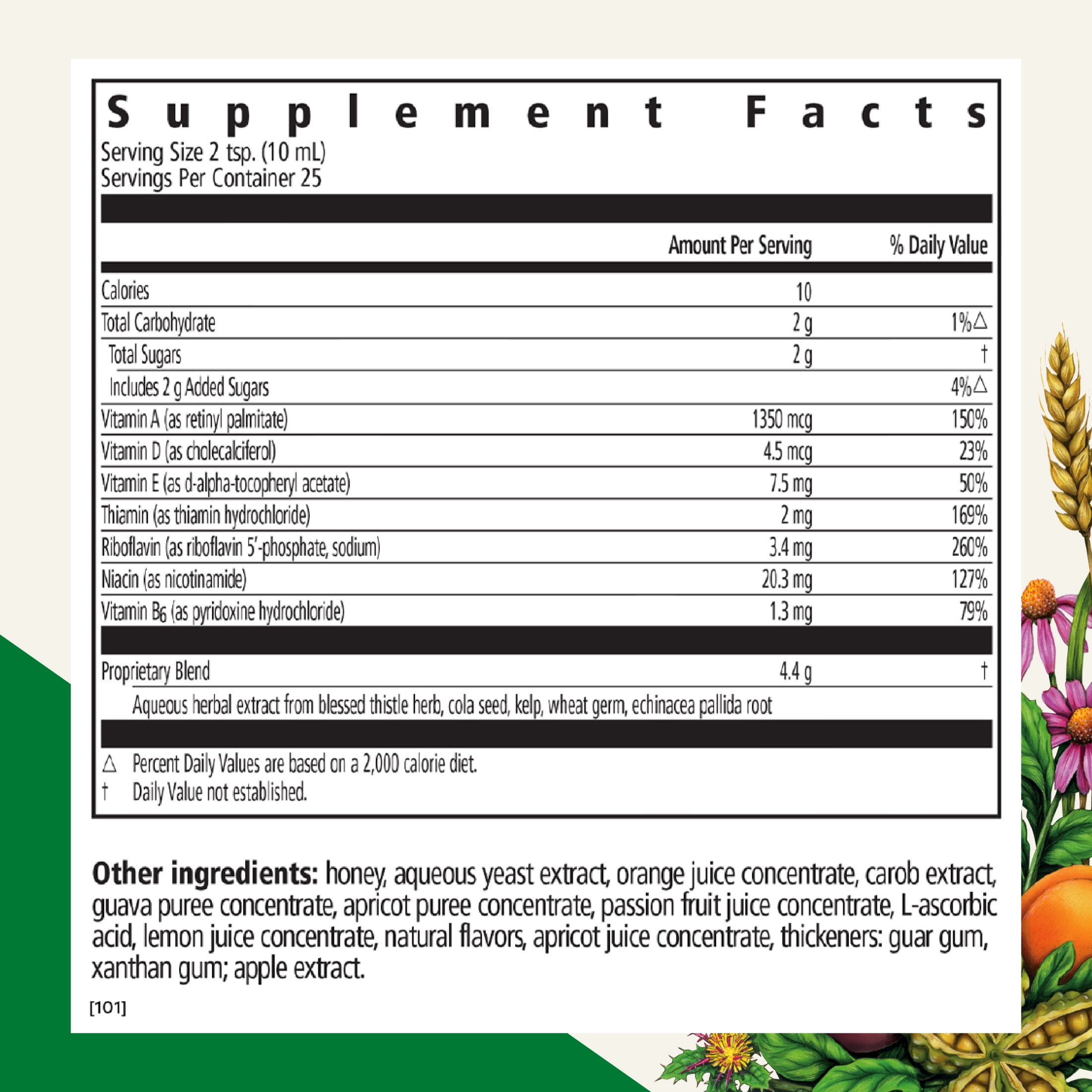 Floradix Epresat Adult Liquid Multivitamin - Herbal Supplement - Daily Supplement with Vitamin A, D, B6, Milk Thistle & More - Supports Energy & Liver Health - Vegetarian, Non-GMO - 8.5 fl oz