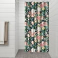 thumbnail image 3 of Waterproof Pioneer Shower Curtain 36x72 Inch Polyester Unique Colorful Floral Shower Curtain for Bathroom Hotel Home Decor with 7 Plastic Hooks, 3 of 5