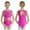 Hot Pink, variant on Girls One Piece Gymnastics Leotards Sparkle Ballet Outfit Tumbling Sleeveless Dance Unitard 6-16 Years Red 12