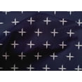 thumbnail image 4 of oneOone Cotton Poplin Fabric Plus Sign Kasuri Print Fabric By The Yard 42 Inch Wide, 4 of 4