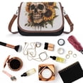 thumbnail image 6 of Sunflower Skull (7) Vintage Crossbody Bag for Women Medium Leather Hobo Bags Shoulder Bag Classic City Leather Satchels, 6 of 8
