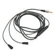 thumbnail image 3 of Cable de audio de repuesto para auriculares OFC con control de volumen y función de micrófono para IE 8 IE 80, 3 of 12