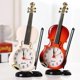 thumbnail image 3 of Reloj despertador con personalidad creativa y diseño de violín, regalo para estudiantes, color rojo, 3 of 5