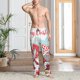 thumbnail image 2 of Fotbe Christmas Pantalones de Pijama para Hombre, Pantalones de Dormir, Pantalones de Casa con Cintura Ajustable y Bolsillos-Small, 2 of 6