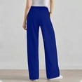 thumbnail image 6 of Laqbezok Women's Quick-Dry Straight Leg Pants, High Elastic Waist Casual Sports Trousers, Basic Active Slacks for Gym Workout Travel, 6 of 6