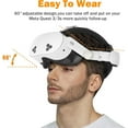 thumbnail image 3 of Adjustable Head Strap Accessories Compatible with Meta Quest 3/Quest 3S, Lightweight and Comfortable, 3 of 7
