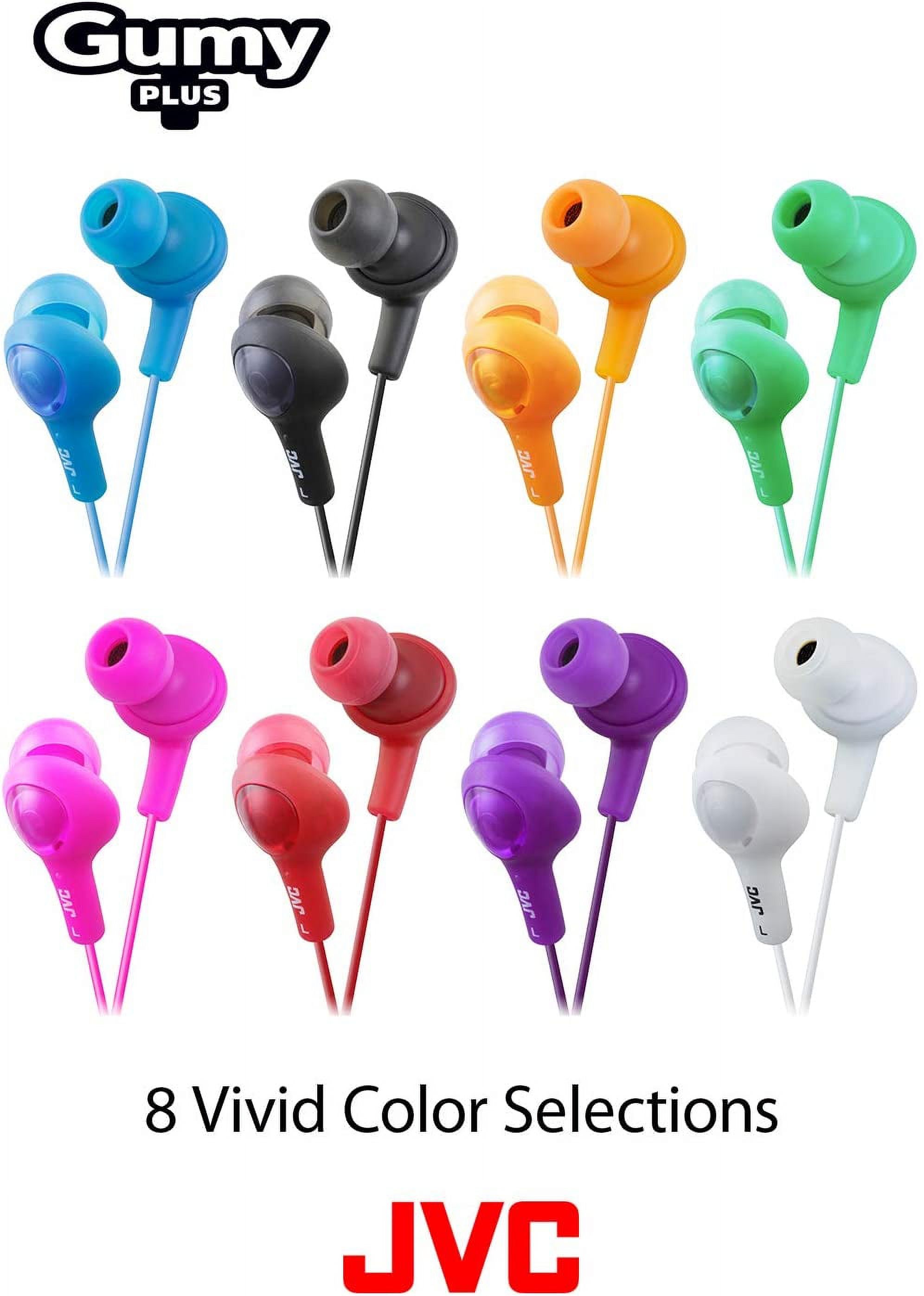 JVC Gumy Plus Wired In-Ear Earbuds, Green photo 4