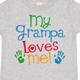 thumbnail image 4 of Inktastic My Grampa Loves Me Boys or Girls Toddler T-Shirt, 4 of 5