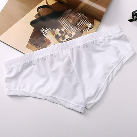 

Men s Ice Silk Underwear Low Waist Boxer Breathable Sexy Men s Boxer Underwear