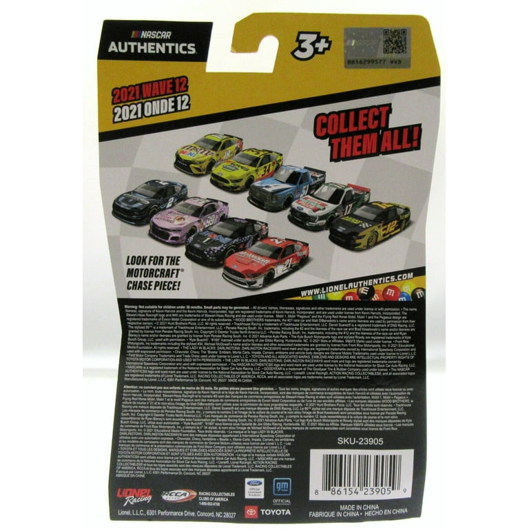 Kyle Busch ~ M&M's Minis Car ~ NASCAR Authentics ~ Die Cast 1:64