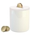 thumbnail image 2 of White Piggy Bank, Minimalistic Pattern with Small Polka Dots Simple Vintage Style Design, Ceramic Coin Bank Money Box for Cash Saving, 3.6" X 3.2", Forest Green and White, by Ambesonne, 2 of 4