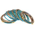 thumbnail image 5 of Efulgenz Indian Bangle Set for Wedding Crystal Rhinestone Bracelet Bangle Set Indian Bridal Bangles Set for Women with Glossy Metal Bangles Party Bangle Fashion Bollywood Jewelry (38 Pcs), 5 of 6