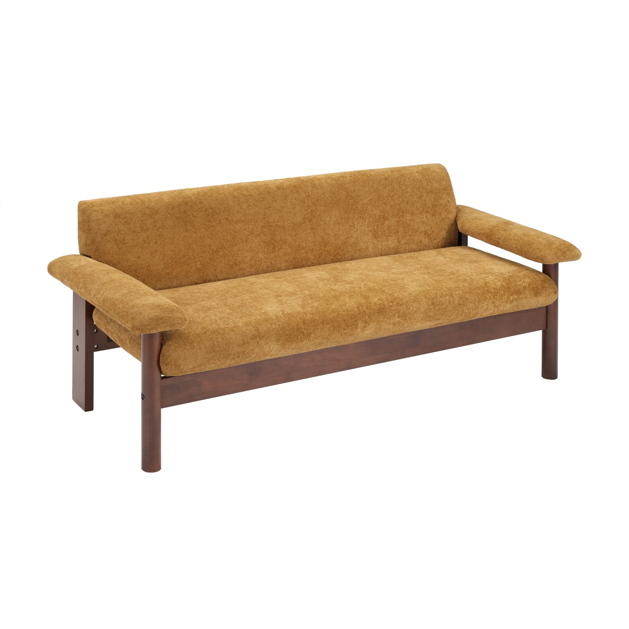 Christopher Knight Home 70" Modern Sofa, Chenille Upholstered Couch with Pillow Top Arms, Yellow