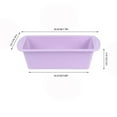 thumbnail image 2 of RKZDSR Silicone Loaf Pan, Non Stick And Easy To Release Rectangular Silicone Mini Cake For Baking Bread, Flexible BPA Free Silicone Baking Pan Purple, 2 of 5