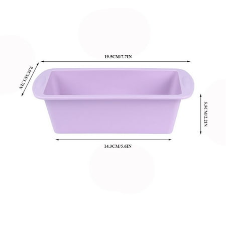 

Leodye Black and Friday Deals Clearance Silicone Loaf Pan Non Stick and Easy To Release Rectangular Silicone Mini Cake for Baking Bread Flexible Bpa Free Silicone Baking Pan
