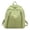 Green, variant on Womens Solid Color Lightweight Backpack Large Capacity Commuter School Bookbag Back to School Backpack for Women