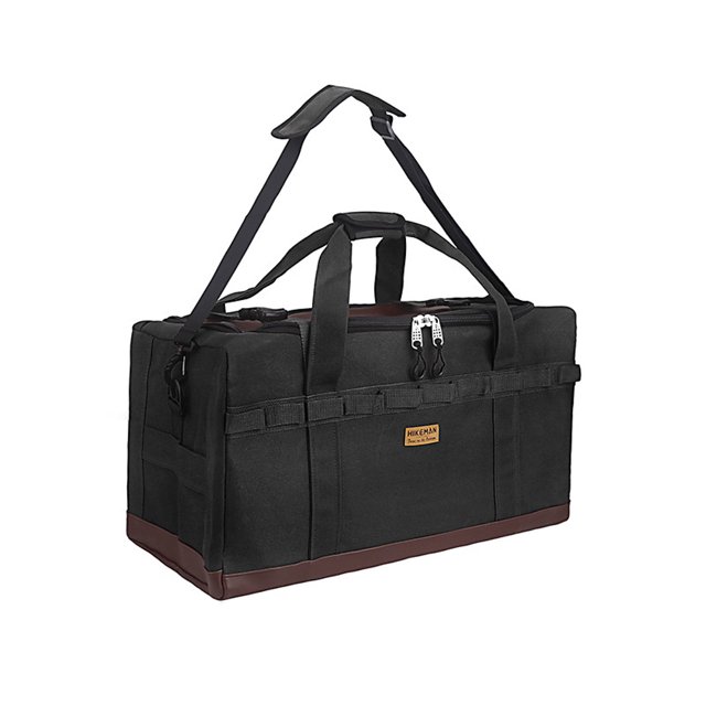 Large Capacity Camping Storage Bag, Foldable Canvas, Cookware Organizer