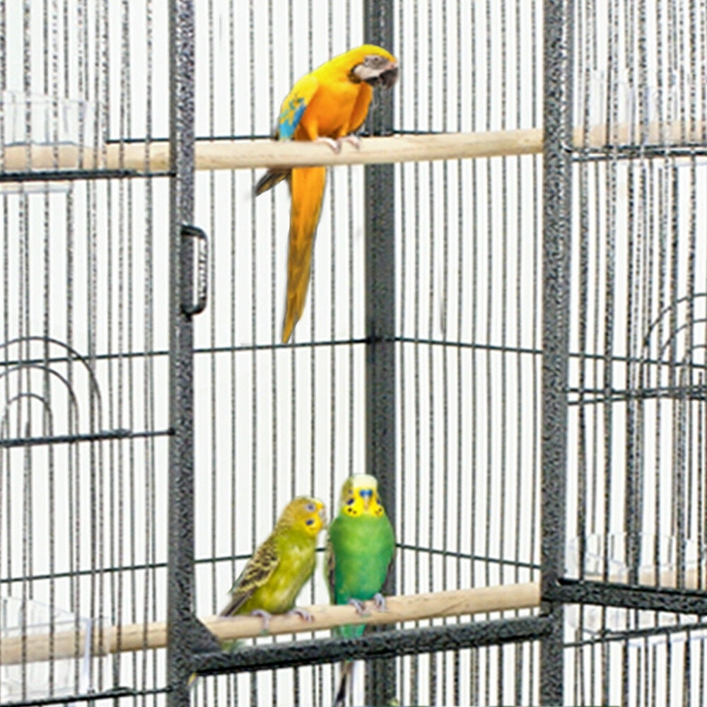 Bird Cage For Small To Medium Size Birds Such As Parrots, Finch, Macaw, or Cockatiels With Wheels