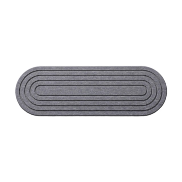 Organizador de fregadero de secado instantáneo, dispensador de jabón para fregadero de cocina, secado de fregadero Ma Gris oscuro
