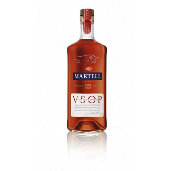 Paquete de 3 Cognac Martell VSOP Red Barrels 700 ml