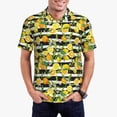 thumbnail image 1 of Fotbe Orange and Lemon Camiseta Polo de Golf para Hombre con Estampado – Camisa Deportiva Transpirable con Cuello Abotonado-Medium, 1 of 6
