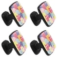 thumbnail image 2 of 4 Pcs Square Cabinet Handle Cupboard Knob Drawer Pulls Handle Cats Kitty Drawer Knobs with Screws Furniture Decoration, 2 of 7