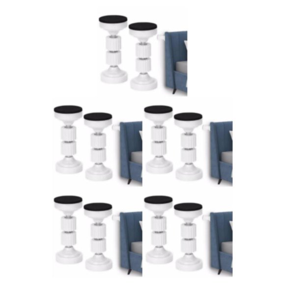 Youkk 2pcs/set Adjustable Threaded Headboard Stabilizer Enhancing Sleeping Experience white/7.7-9cm 5Set