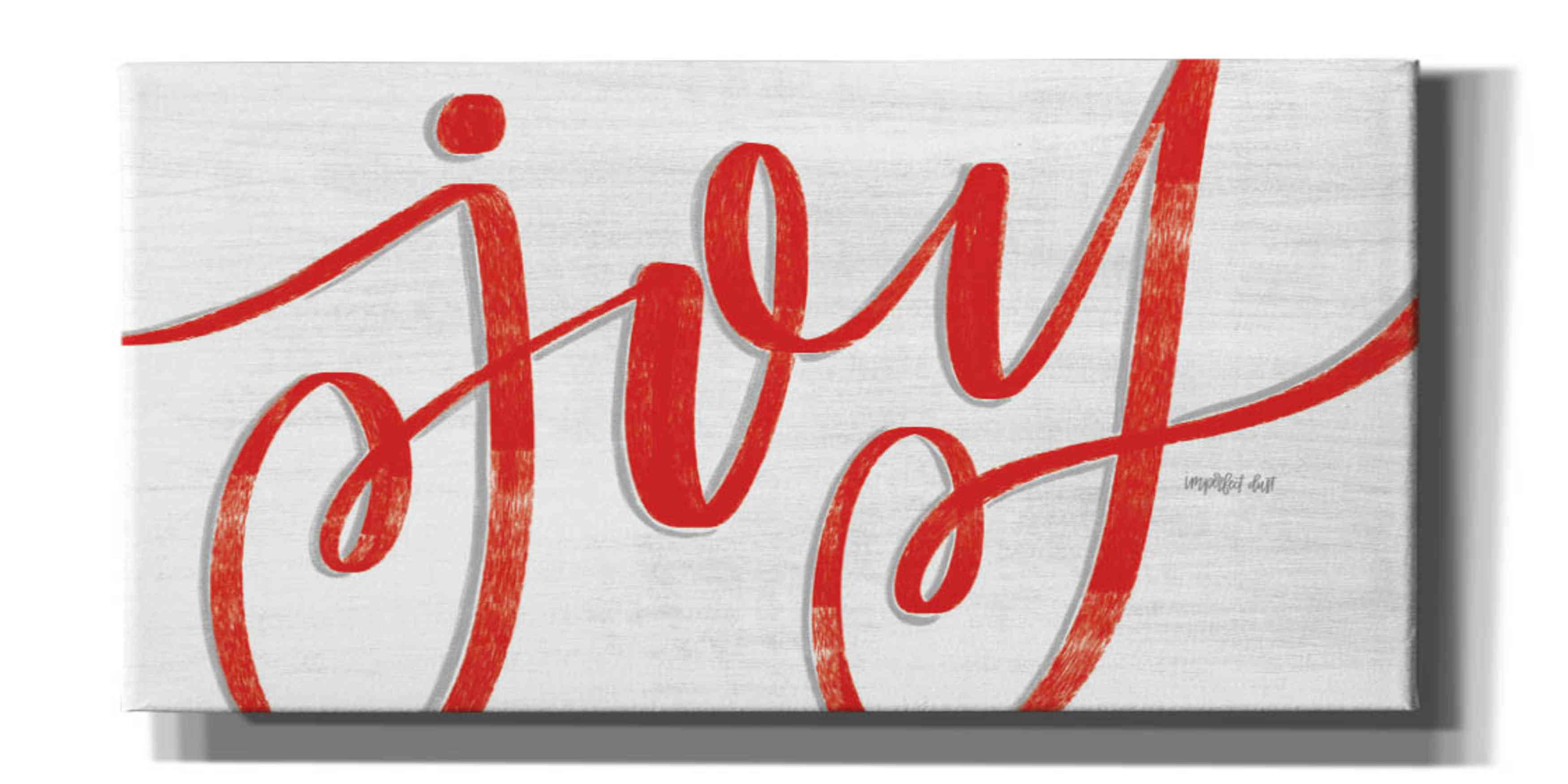 Graphity Joy Epic Graffiti 'Joy in Red' by Imperfect Dust, Canvas Wall Art, 24