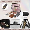 thumbnail image 6 of HELLHERO Waterproof Ladies’ Leather Crossbody Shoulder Purse for Travel Storage Daily, Lightweight Spacious Shoulder Bag, Hand-drawn Hearts, 6 of 7