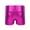 Hot Pink, variant on Kids Girls Sequin One Shoulder Jazz Latin Hip Hop Salsa Samba Dance Crop Tops and Metallic Shorts Set for Competition Red 16