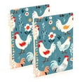 thumbnail image 6 of Spiral Journal Notebook Flowers and Chicken College Ruled Notebook 8.3" x 5.7" A5 Lined Thick Paper Page, 6 of 6