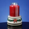 San Francisco Music Box Factory Holiday Treasures Musical Jar Candle Holder Music Box Multi-Colored