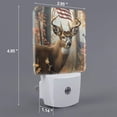 thumbnail image 2 of Balery American Wildlife Deer Forest Luz Nocturna LED con Sensor Automático, Enchufe con Sensor Crepuscular, Luz Suave de 0.5W para Dormitorio, Pasillo, Baño-EU, 2 of 7