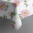 thumbnail image 5 of Pioneer Flower Floral Print Pattern Square Tablecloth, Waterproof Wipeable Spillproof Washable Table Cover for Home Kitchen Party Decor, 42"x42", 5 of 6