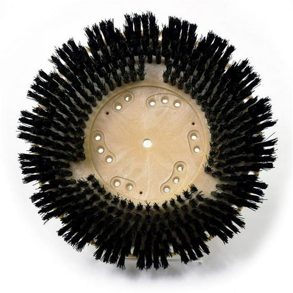 Global Industrial 641904BK 20 in. Heavy Duty Nylon Scrub Brush for Concrete - Black