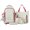 White-2, variant on 3 Piece Coquette Bow Print Backpack Set, Lightweight Adjustable Straps Lightweight, Nylon Multi Compartment Bookbag, Cute Laptop Daypack for Back to School Travel Daily Use