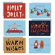 thumbnail image 1 of Etiquetas easykart 24 surtidos de tarjetas de Navidad clásicas: tarjetas de felicitación navideñas de 5,5" x 4" Sentimientos en el interior, sobres y pegatinas de sellado incluidas, 1 of 1
