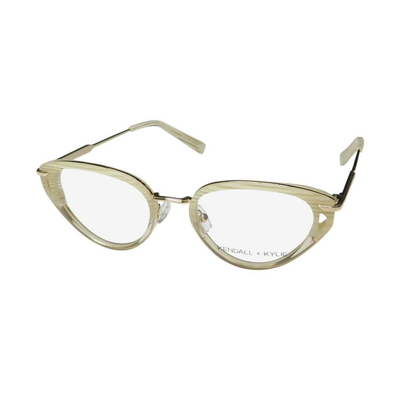 KENDALL KYLIE KKO152 EMILEE CATEYE SHAPE LENSES TRENDY EYEGLASS FRAME/GLASSES