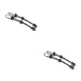 thumbnail image 1 of Sonducket de 2 piezas, bastón para caminar, cuerda elástica, mochilero, soporte reutilizable para caña de acampar, equipo anticaída para Negro 2Conjunto, 1 of 6