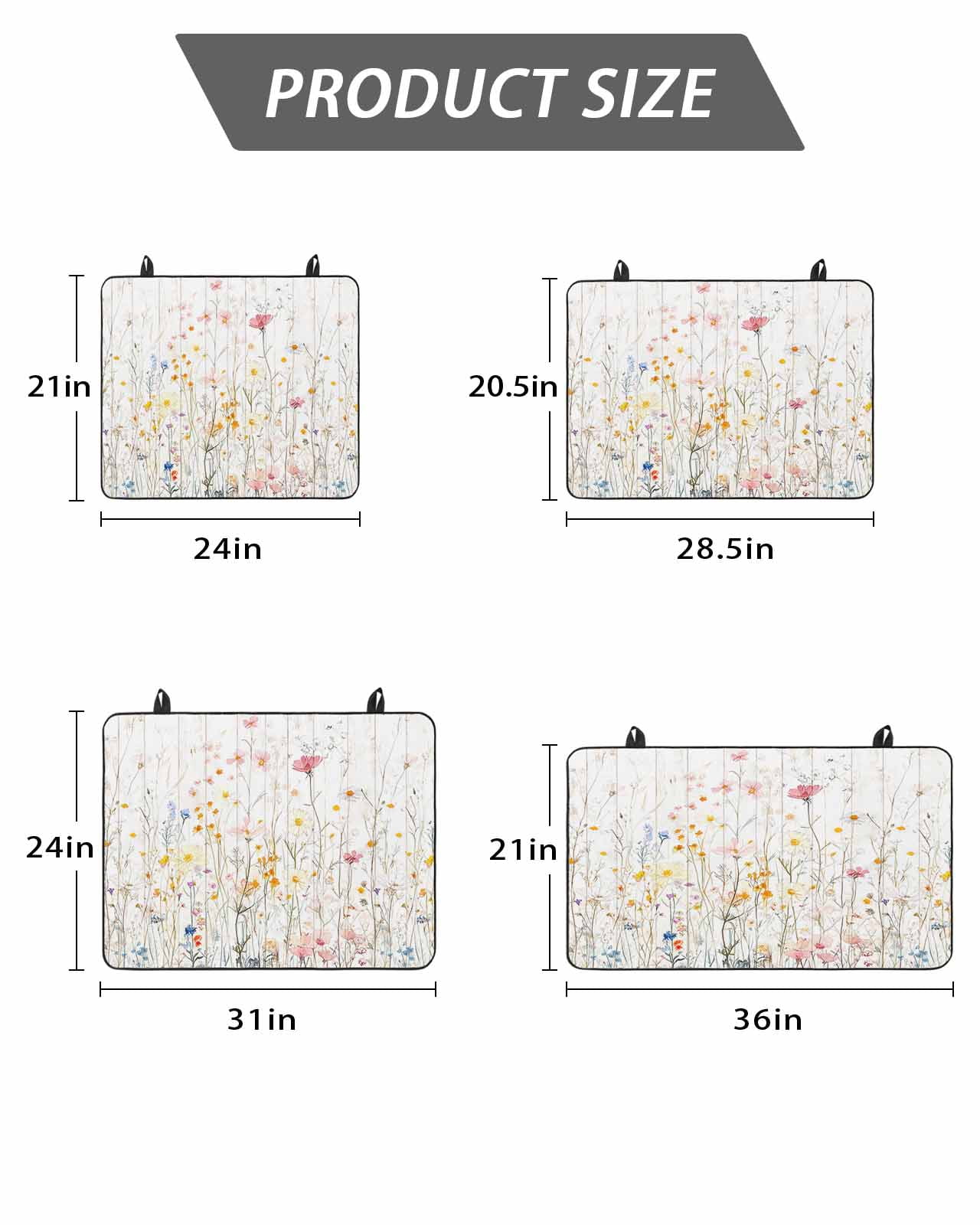 Stove Top Covers for Electric Stove, Vintage Flowers Glass Stovetop Cover Protector, Pink Blue Colorful Botanical Induction Cooktop Protector Oven Mat for Kitchen Countertop 24"x21"