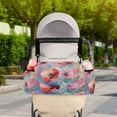 thumbnail image 5 of DIXRUYEE Stroller Organizer Poppy Explosion Printed, 5 of 7