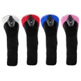 thumbnail image 1 of Paquete de 4 accesorios para golf con híbrido de malla de manga larga para conductor para golf clásico retro para palos para golf Cola Fundas para palos de golf, 1 of 8