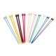 thumbnail image 4 of 20 piezas agujas de tejer multicolor portátil 27cm aguja para suéter Utensilios de costura de plástico para entusiastas del bricolaje, 4 of 14