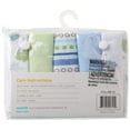 thumbnail image 5 of Spasilk Washcloth Wipes Set for Newborns and Infants, Terry Bathtime Essentials, Pack of 10, Blue Stripes, 5 of 6