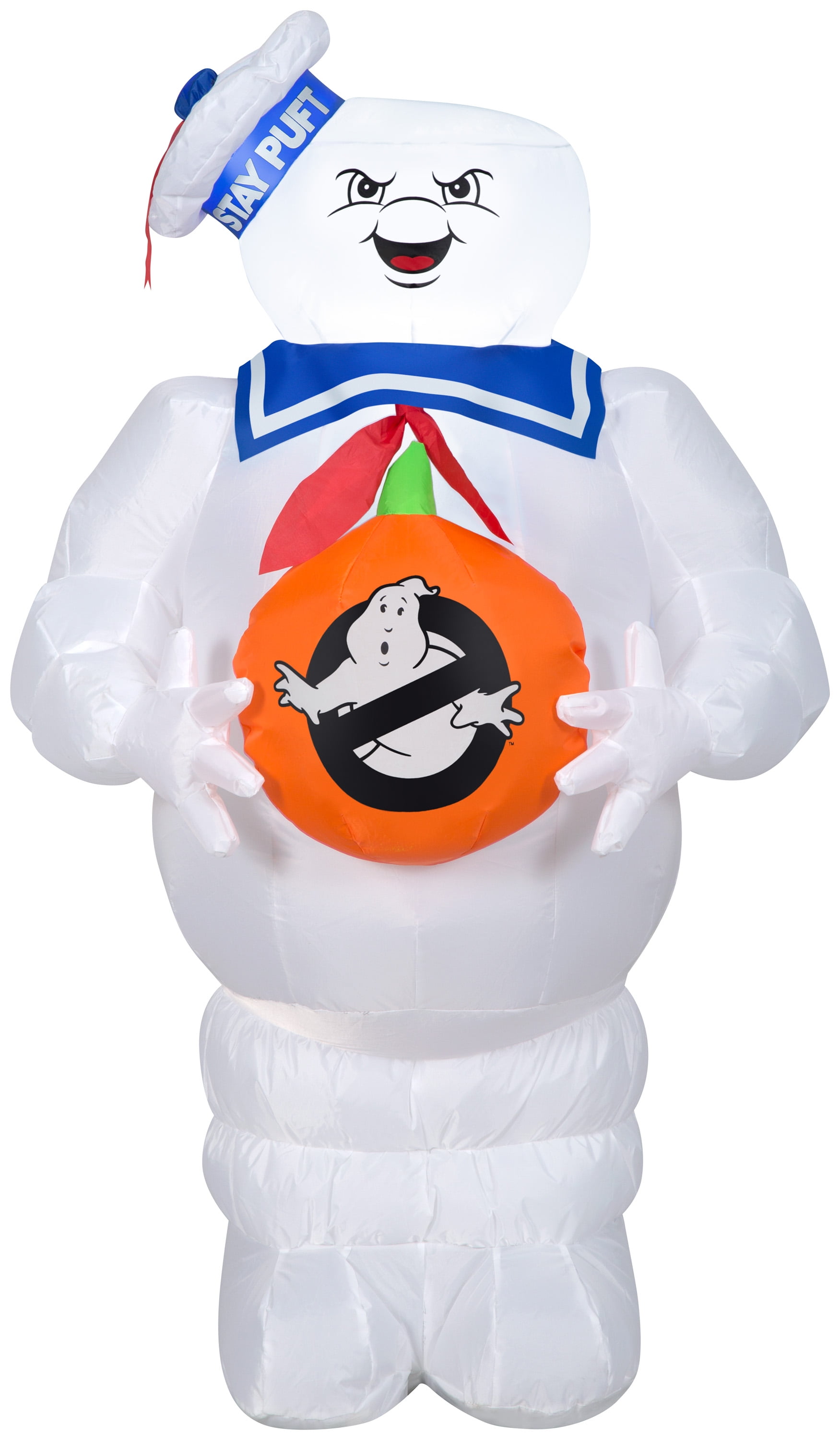 Gemmy Airblown Inflatable Ghostbusters Stay Puft, 3.5 ft Tall, white