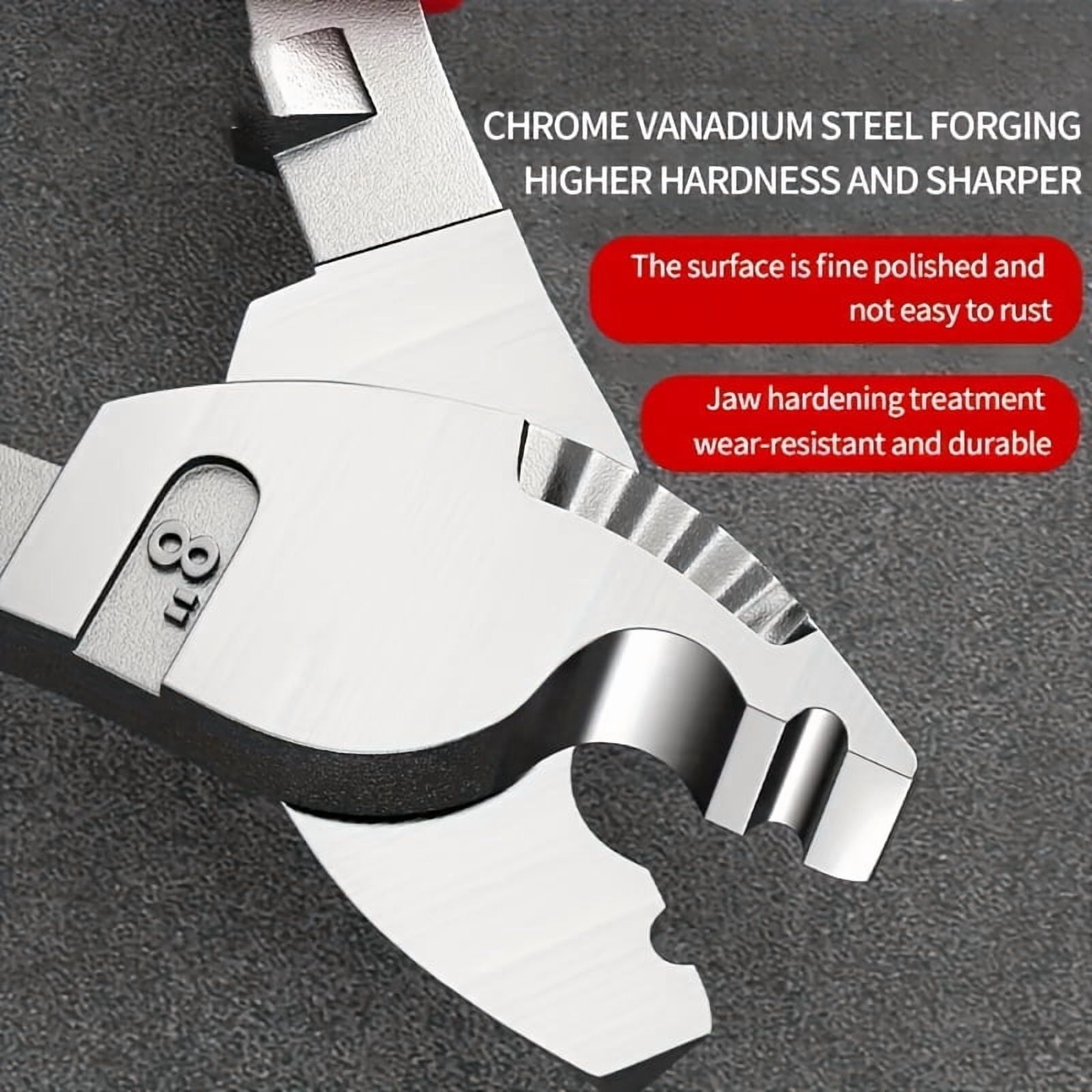 Cable Cutter, Wire Cutters, Manual Wire Stripping and Cutting Pliers, Effort-Saving Mini Electrician's Industrial Cable Cutter, Wire Stripping Shears