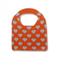 thumbnail image 3 of Bolso de mano Hobo para mujer, de poliéster, con gran capacidad, accesorios y corazón hueco. Naranja, 3 of 4