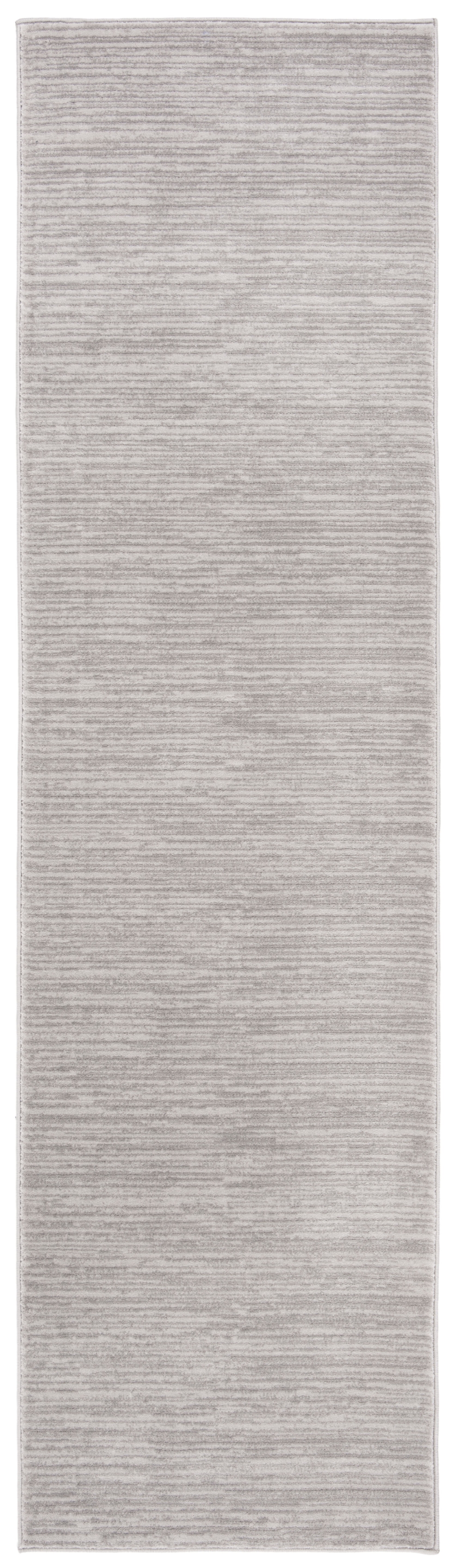 SAFAVIEH Vision Adrasteia Overdyed Solid Runner Rug, Silver, 2'2" x 6' - Modern Design, Silver, Non-Shedding & Easy Cleaning, Ideal for Living Room, Bedroom, Dining Space, Entryway, Hallway, Kitchen